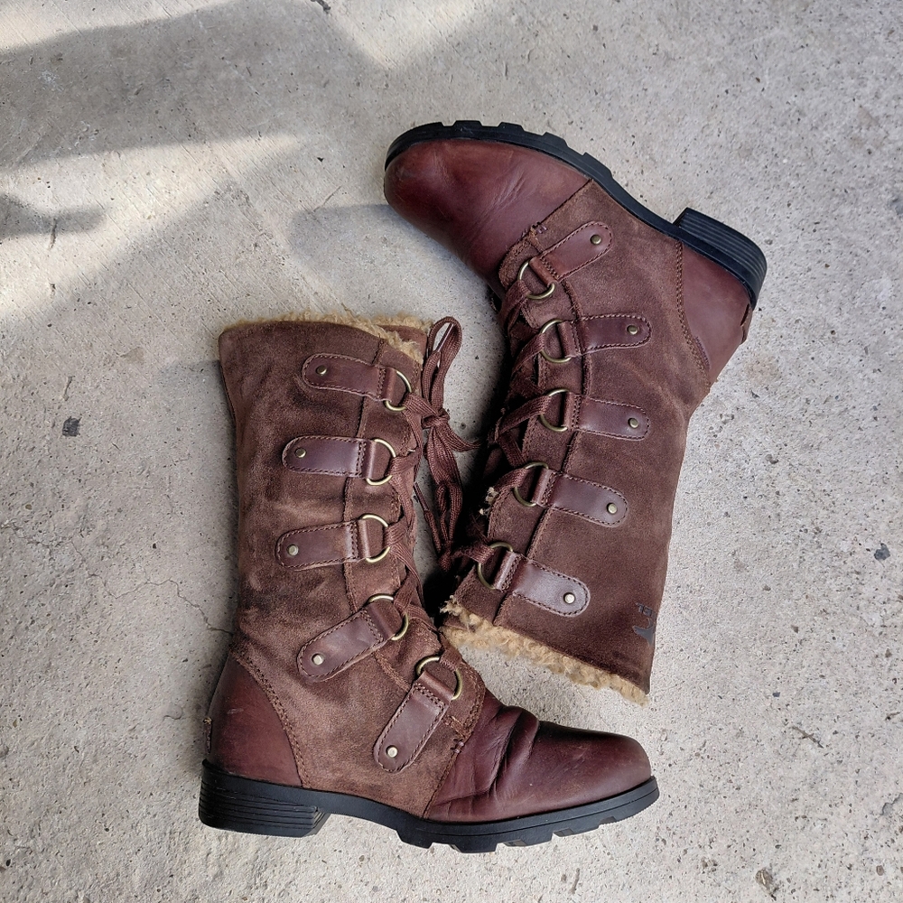 Sorel Emelie Lace Up Boots